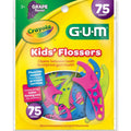 Set Ata Dentara pentru Copii, Gum, Crayola Twistables, Tip Scobitoare, Curatare Delicata, Foarte Rezistenta, Aroma Fructe, 75 buc