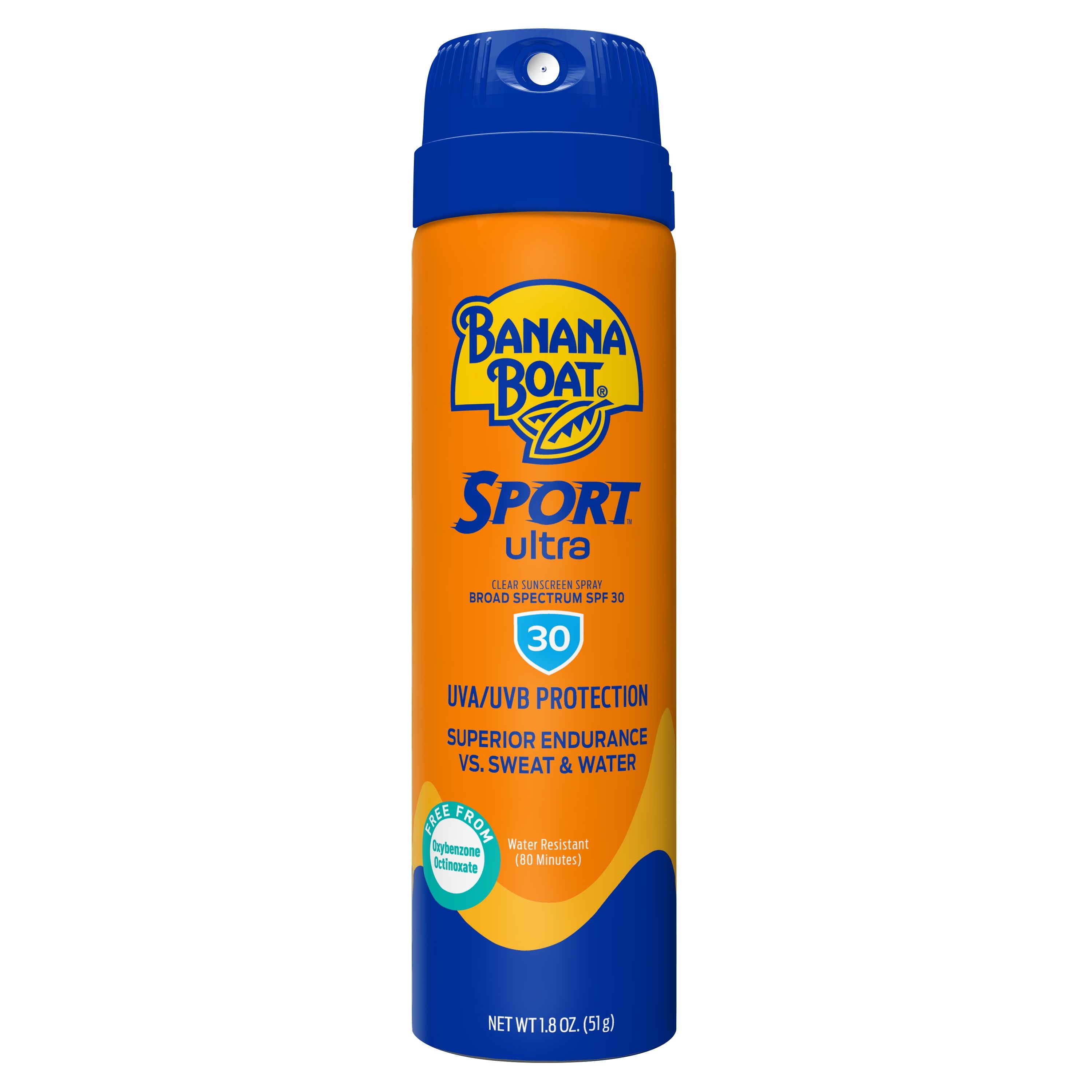 Spray protecție solară sport, Banana Boat Sport Performance, Cool Zone SPF 30, Protecție eficientă și răcorire, 51 g