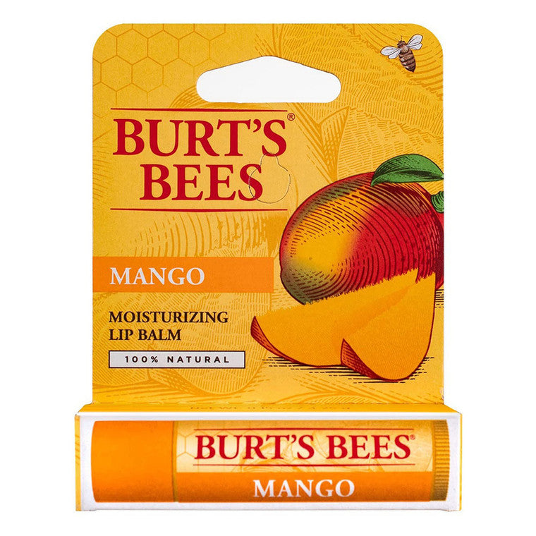 Balsam buze, Burt's Bees, Mango Blast, Hidratare naturală, Emolient, Buze moi, 4.25 g