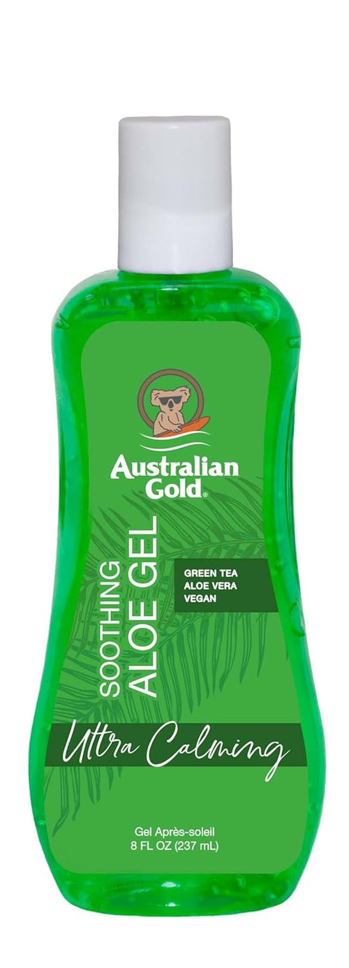 Gel Aloe Vera, Australian Gold, Calmare arsuri solare, Calmează pielea fierbinte & mâncărimea, 237 ml