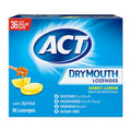 Drajeuri, ACT, Dry Mouth, pentru Respiratie Proaspata, cu Xilitol, Aroma de Miere si Lamaie, 36 buc