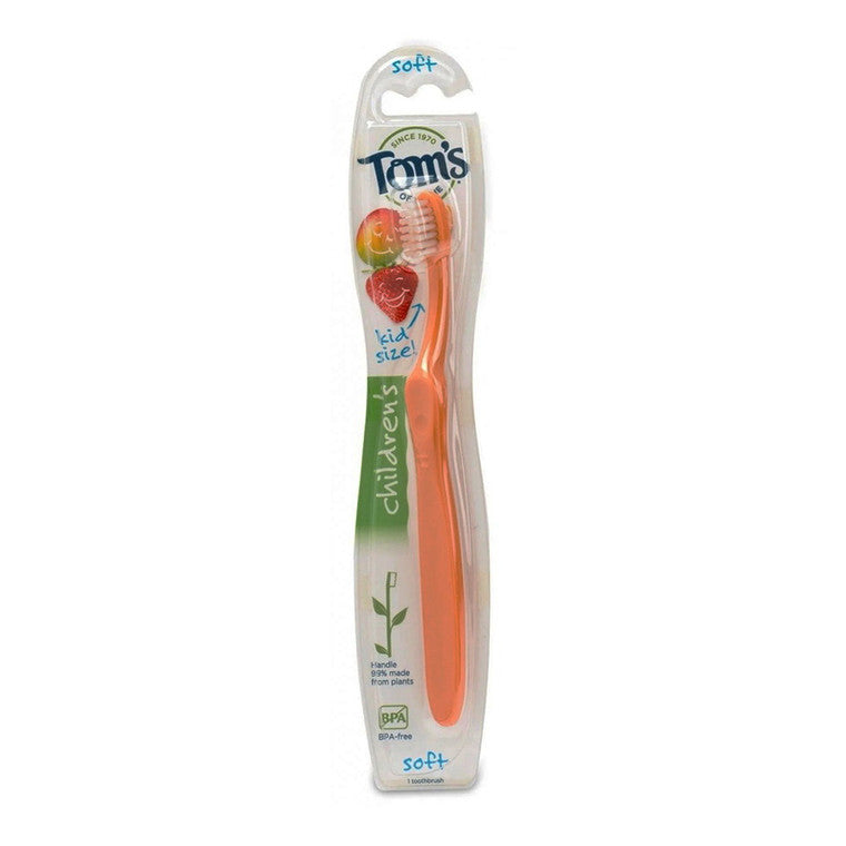 Periuță de dinți copii, Tom's of Maine, Soft, Peri moi, Curățare blândă, Pentru copii, 1 bucată