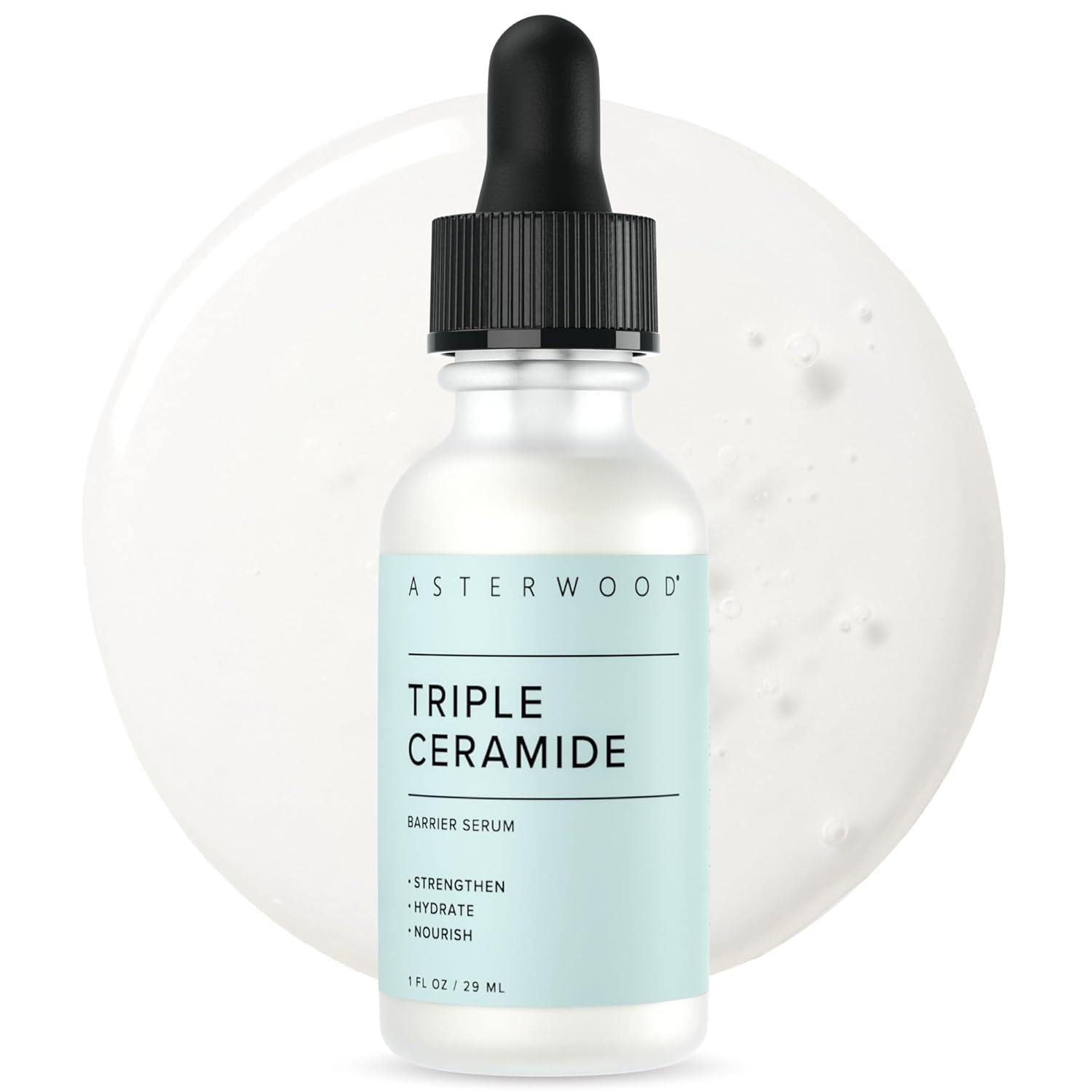 Serum facial, Asterwood, Ceramide Barrier Repair, Complex triple ceramide, Hidratant & calmant, 30 ml
