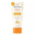 Loțiune protecție solară + hidratare, Aveeno, Protect Plus, SPF 30, Protecție UVA/UVB, Hidratare, 90 ml