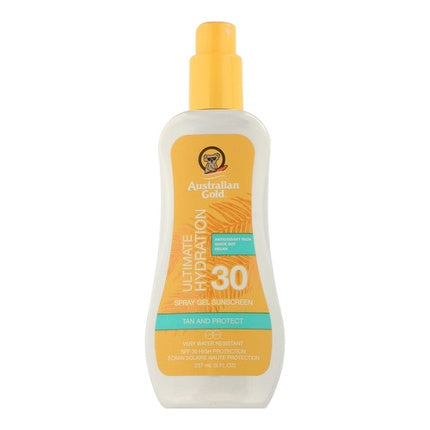 Spray Protecție Solară, Australian Gold, Tan & Protect SPF 30, Protecție Solară, Intensificare Bronz, Aplicare Ușoară, 237 ml