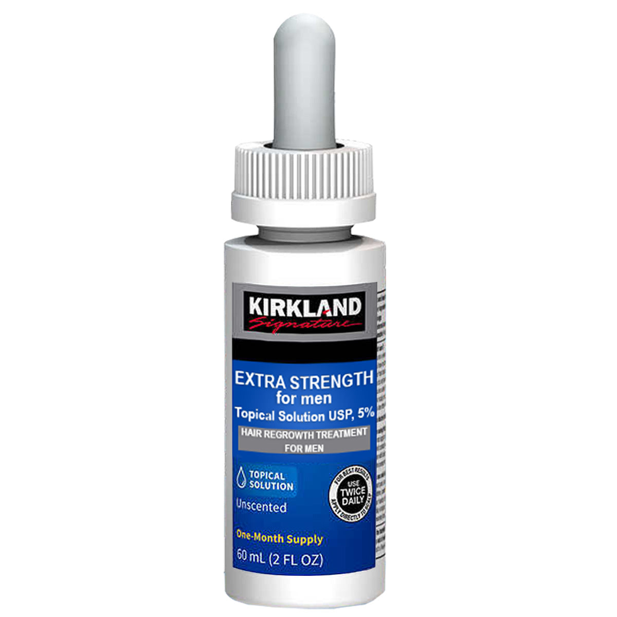 Set Tratament, Kirkland, Minoxidil 5%, Stimuleaza Cresterea si Opreste Caderea Parului, Pipeta Inclusa, 1 x 60ml
