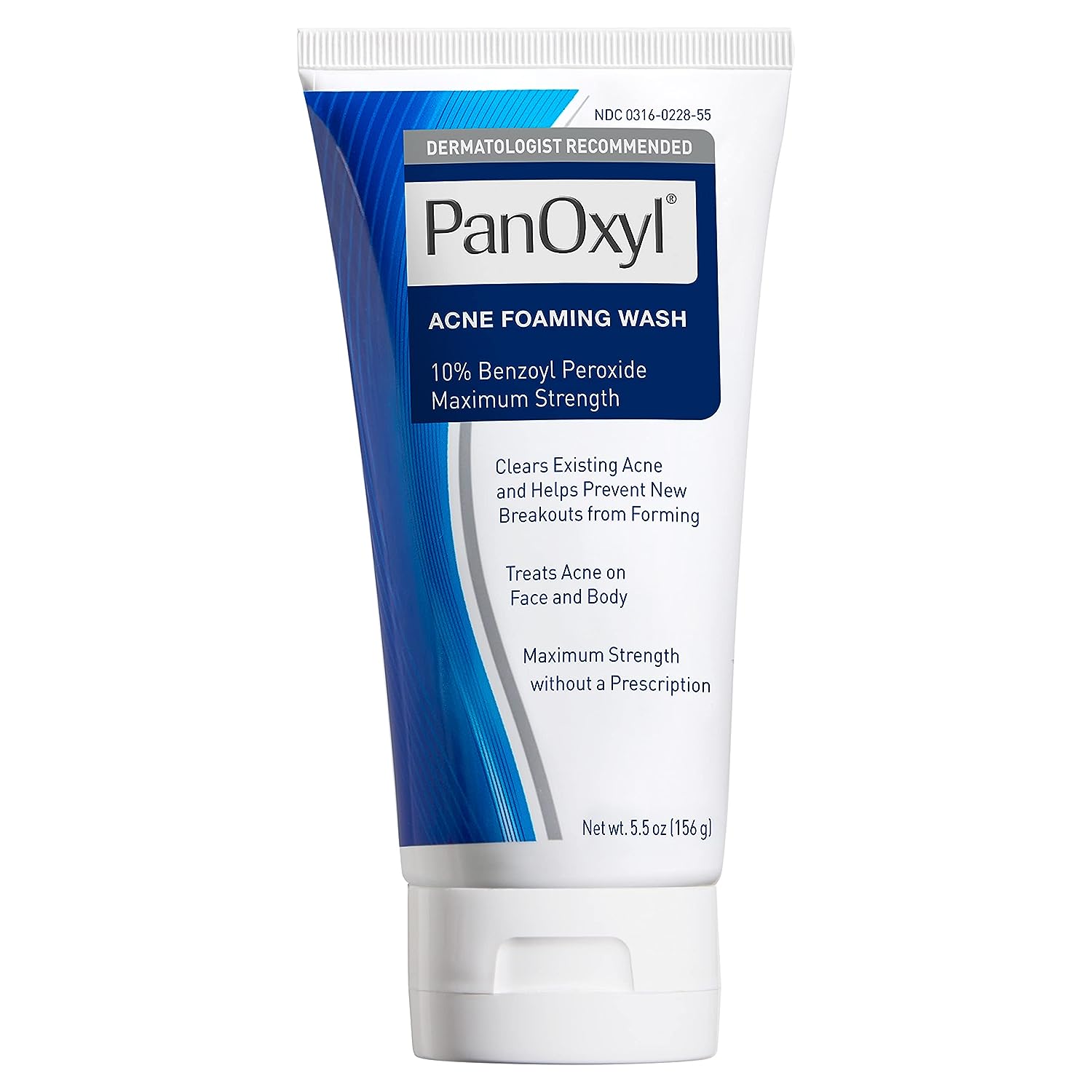Spuma de Curatare, PanOxyl, impotriva Acneei si Eruptilor Cutanate, Previne Formarea Cosurilor, pentru Ten Sensibil, Peroxid de Benzoil 10%,156gr