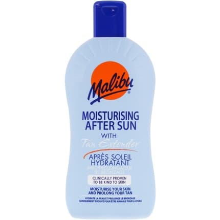 Loțiune after sun, Malibu Sun, Moisturising Lotion Tan Extender, Hidratare Intensă, Prelungește Bronzul, Catifelare, 400 ml