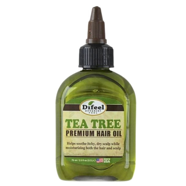 Ulei pentru păr, Difeel, Tea Tree Oil Natural Premium, Îngrijire Scalp, Revigorare, Curățare, 75 ml