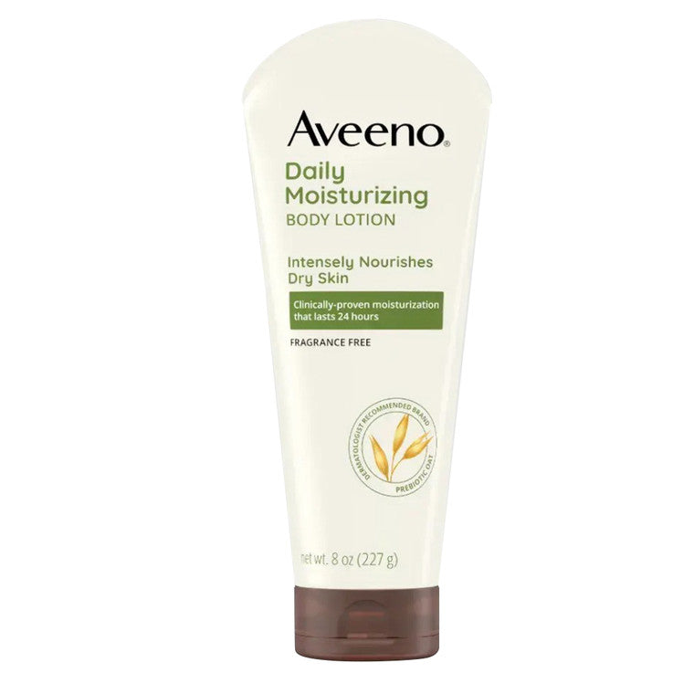 Loțiune corp, Aveeno, Daily Moisturizing, Fără parfum, Ovăz calmant, Hidratare, 227 g