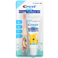 Set Pasta de Dinti si Periuta, Crest, Baby, Training Kit, pentru Obiceiuri Sanatoase de periaj, Bebelusi 0-3 Ani, Roz, 45gr