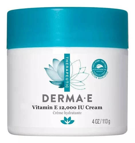 Crema de Fata, Derma-E, Calmeaza si Hidrateaza Pielea Uscata si Sensibila cu Vitamina E 12.000 UI, 113gr