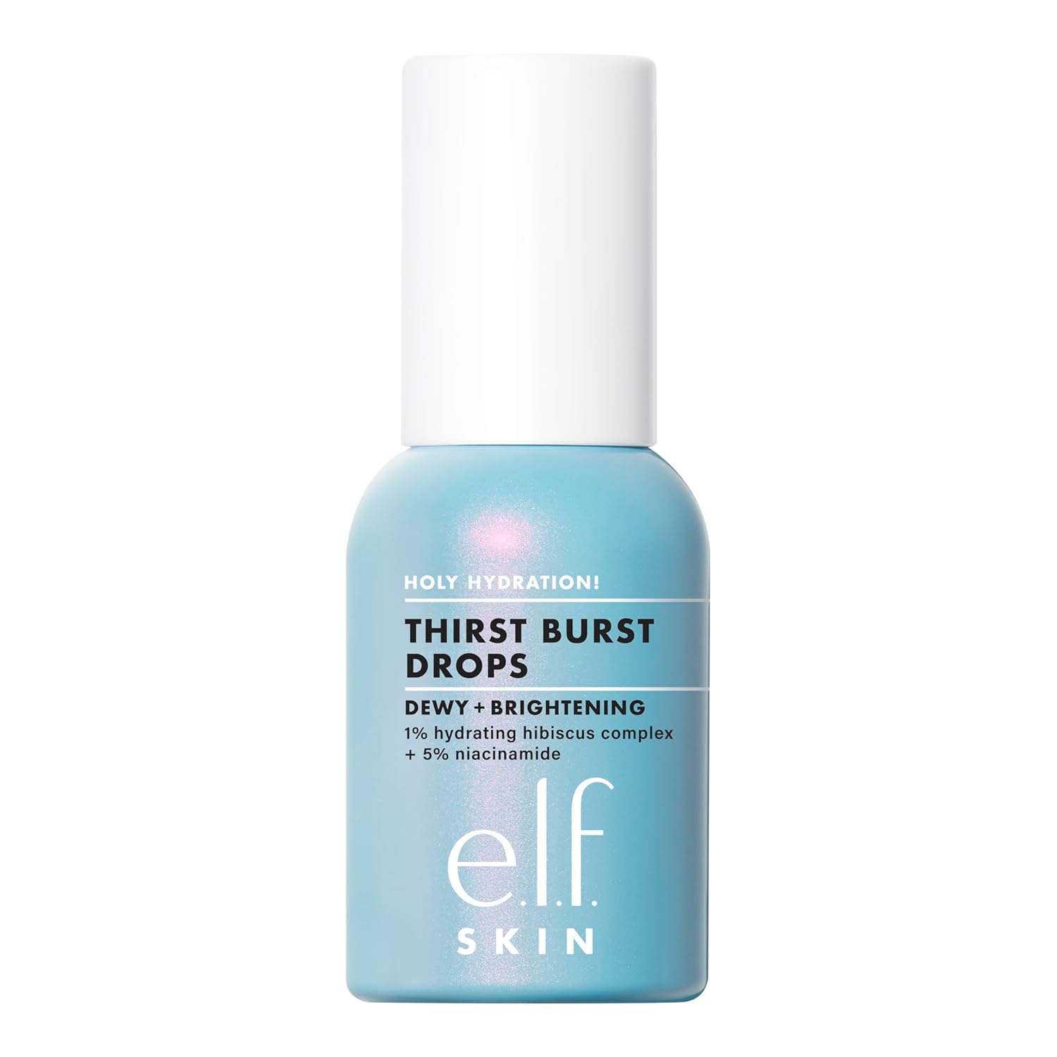 Serum, E.l.f. SKIN, Holy Hydration! Thirst Burst Drops, Acid hialuronic, Vegan & cruelty-free, 30 ml