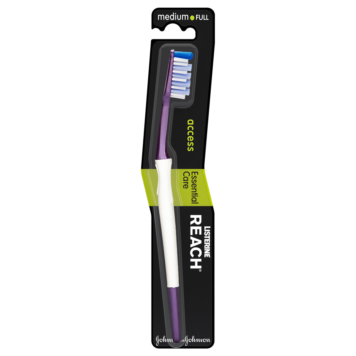 Periuta de Dinti Clasica, Listerine, Reach, Multi-Protectie, Peri Medii, Culoare Mov