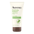 Scrub facial exfoliant, Aveeno, Positively Radiant, Extract de soia, Fără ulei & săpun, 150 ml