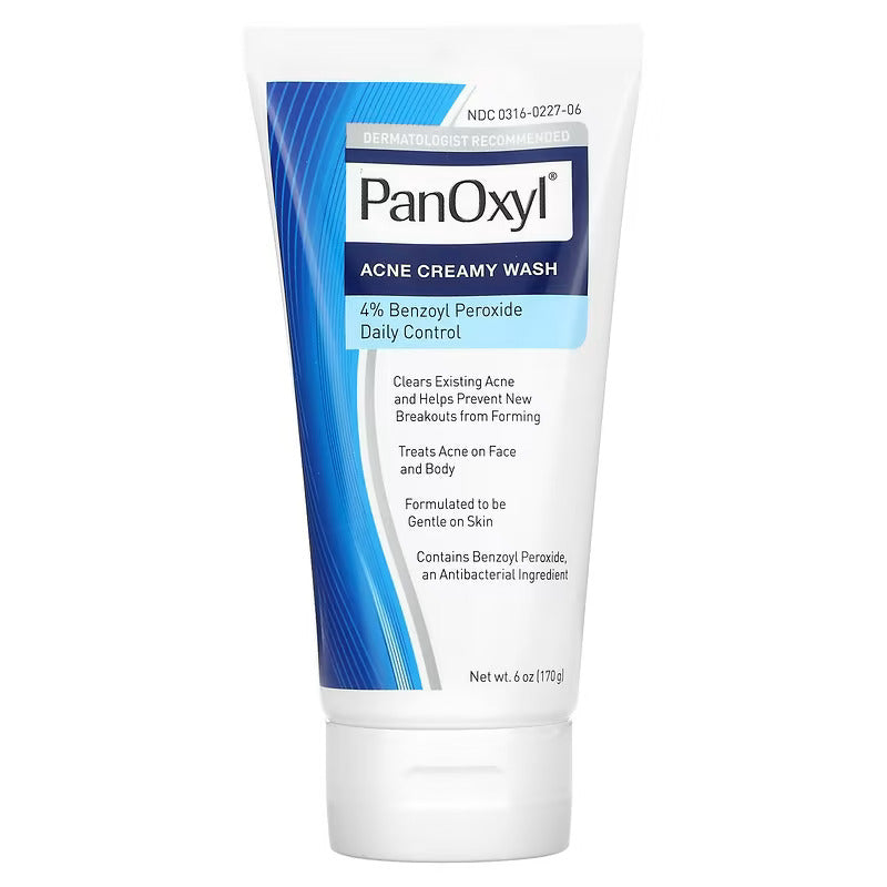 Crema de Curatare, PanOxyl, impotriva Acneei si Eruptilor Cutanate, pentru Ten Sensibil, Peroxid de Benzoil 4%, 170gr